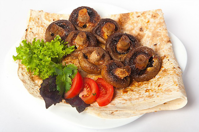 Шампиньоны на углях