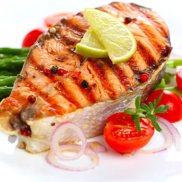 Шашлык из семги